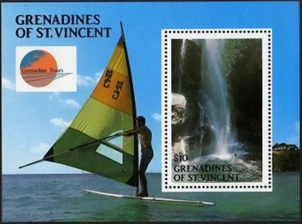 1988 Mustique Airways Souvenir Sheet 1988 Mustique Airways Souvenir Sheet